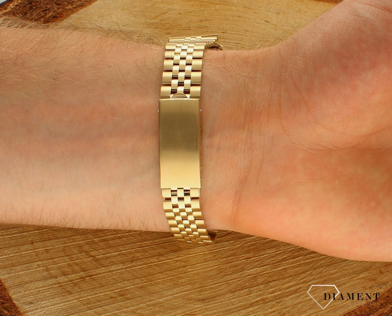 Złoty zegarek męski Geneve 585 na bransolecie 65 gram złota (2).jpg